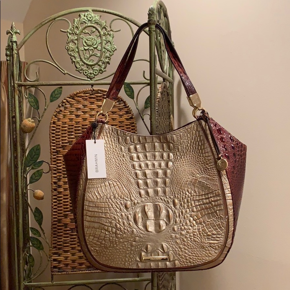 Brahmin Marianna Rose Gold Provence handbag.